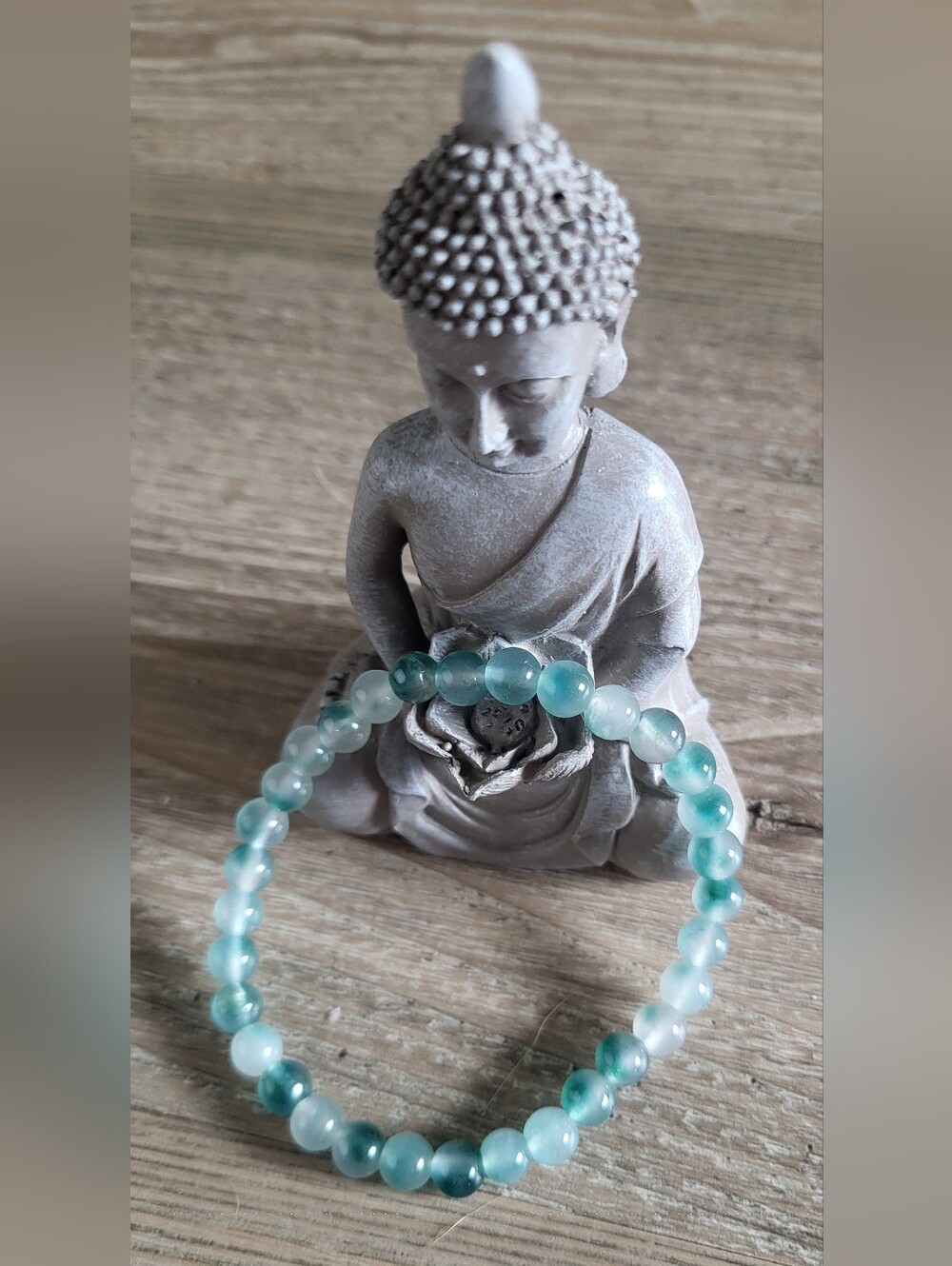 CHALCEDONY 🩵 Beaded Bracelet
